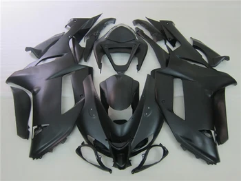Strokovno Motocikel fairings za Kawasaki 07 08 ZX6R oklep kompleti ZX-6R 2007 2008 Ninja 636 vse matte black nastavite BS5