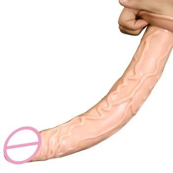 Super Dolg Ogromen Dildo Sesalni Realističen Penis Velik Kurac Sex Igrače Za Žensko Velikan Velik Mehko Dildo Konj Dildos Za Ženske