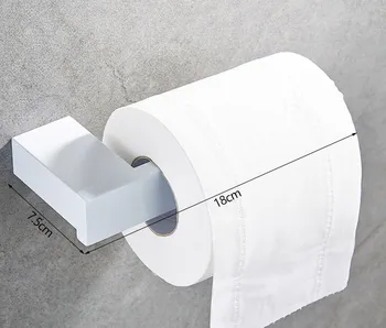 SUS 304 Nerjavno Jeklo Belo Toaletni Papir Držalo za Toaletni Papir Roll Stojalo Tkiva Imetnik Kopalnica Papirja Skladiščenje Police