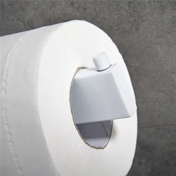 SUS 304 Nerjavno Jeklo Belo Toaletni Papir Držalo za Toaletni Papir Roll Stojalo Tkiva Imetnik Kopalnica Papirja Skladiščenje Police