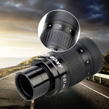 SVBONY - Zoom Okularja za Teleskop - Vsestranski 7mm-21 mm Zoom za Nizko porabo Energije in Visoko Moč Ogled - Deluje z vsemi Teleskop