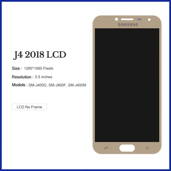 Svetlost Nastavljiva J400 LCD zaslon Za SAMSUNG Galaxy J4 2018 J400F J400F/DS J400G/DS LCD-Zaslon na Dotik Replacemen 5.5