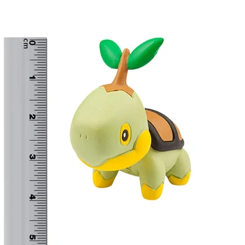 Takara Tomy Pokemon Moncolle-EX Sun Moon 4 cm Mini Igrača Zbirka Slika Turtwig Novo 975847