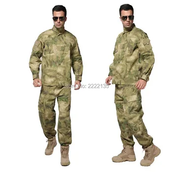 Taktično Vojaško Maskirno Boj proti Uniformi ameriške Vojske Airsoft Camo BDU moški nepremočljiva oblačila sklop Prostem Lovske obleke FG