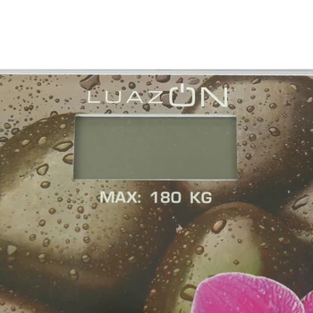 Talne tehtnice LuazON LVE-018, elektronski, 2 * ААА (niso vključene), do 180 kg Tehtnico za tehtanje merilni instrumenti Merilni orodje