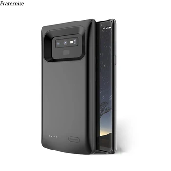 Tanek Silikonski shockproof Baterije, Ohišje Za Samsung Galaxy Note 9 Polnilnik Primeru 5000mAh Baterija Polnjenje Hrbtni Pokrovček Moči Banke Primeru