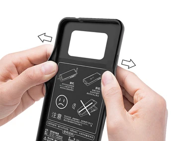 Tanek Silikonski shockproof Baterije, Ohišje Za Samsung Galaxy Note 9 Polnilnik Primeru 5000mAh Baterija Polnjenje Hrbtni Pokrovček Moči Banke Primeru