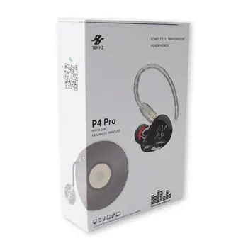 TENHZ P4 PRO 4BA Knowles Uravnotežen Armature Slušalke Z MMCX šumov Spremljanje in-Ear Slušalke