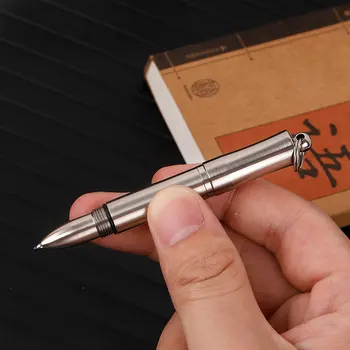 Tiartisan Titana pero podpis pero kovinski kemični svinčnik, mini prenosni zunanji knjige pisanje prenosni izvajanje opombe pero