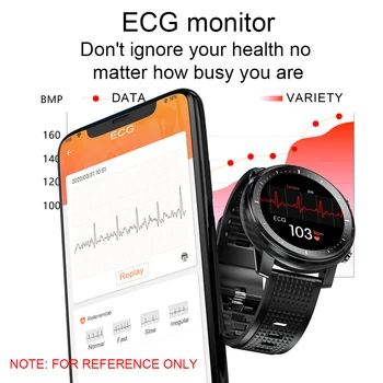 Timewolf Ekg Smartwatch Android Moških IP68 Vodotesen Pametno Gledati Človek Krvi Presure Smartwatch 2020 Za Huawei Xiaomi Telefon Apple
