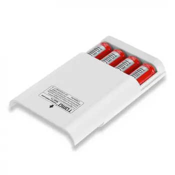 TOMO P4 USB, Li-ion Inteligentni Polnilec za Baterije DIY Smart Mobile Power Bank Primeru Podporo 4 x 18650 Baterije in Dvojno Rezultatov