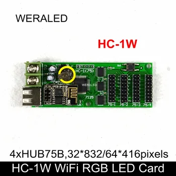 Top Ocenjeno XINYI RGB LED kontrolna Kartica HC-1W(podpora za Android Le) Celoten Barvni Zaslon ,podporo 1/16 Scan