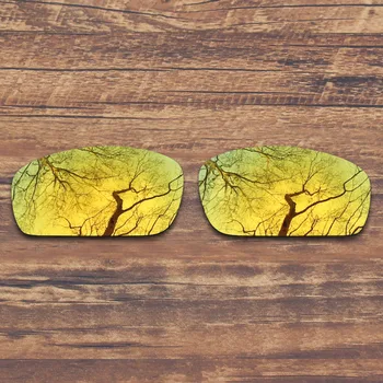 ToughAsNails Polarizirana Zamenjava Leč za Oakley Pošast Ščene sončna Očala Zlato Zrcali Barve (Objektiv Le)