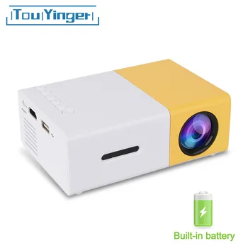 Touyinger YG-300 yg 300 Mini Prenosni Žepni LED Projektor Projektor YG300 YG310 LCD Video Proyector Darilo Za Otroke / SD / USB