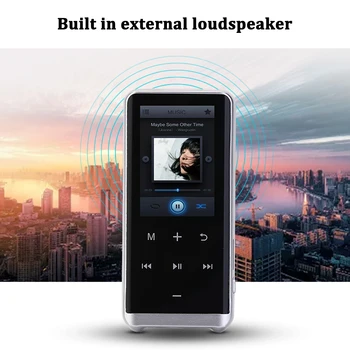 TRAVOR MP4 Predvajalnik s podporo za Bluetooth se dotaknite tipke fm radio, video play, E-knjige, MP3 predvajalnik, hi-fi TF Kartico v režo za Največjo širitev 32GB