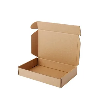 Trgovina na drobno 23*16*6 cm 10pcs/veliko Rjav Papir, Kraft Polje Post Obrti Pack Škatle Embalaža za Shranjevanje Kraft Papir, Škatle Poštni Polje