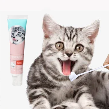 Tri Okus Pes Zobno Nego, Čiščenje Kompleti Za Zobne Ščetke Zobne Paste Za Mačke, Pse