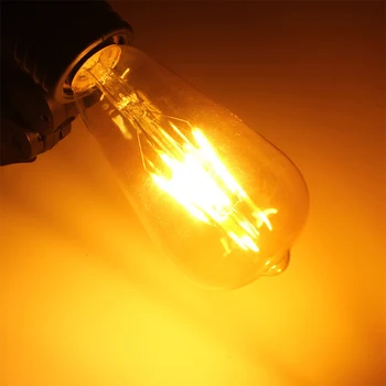 TSLEEN Brezplačna Dostava! 6PCS Starinsko Retro Vintage LED Edison Žarnica E27 LED Žarnica E26 Žarnice Luči 220V 110V Glass Nitko, 16W