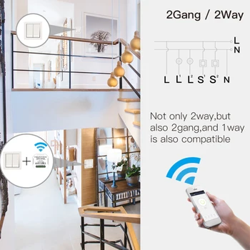 Tuya smart life 2 Banda 2-way WiFi LED dimmer modul svetlobe wifi stikalo za daljinski nadzor DIY smart stikalo za kratke luči stikalo pametni dom modul