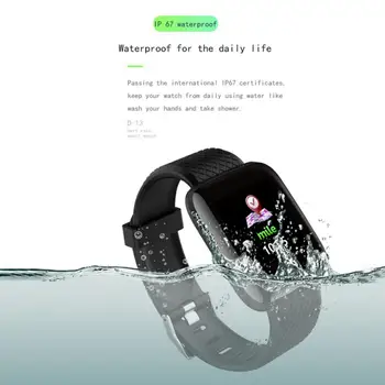 TWISTER.CK 1.3 palčni Pametni Watch Fitnes Tracker Srčni utrip, Krvni Tlak Zaslon Smart Band Neprepustna za Android za IPhone