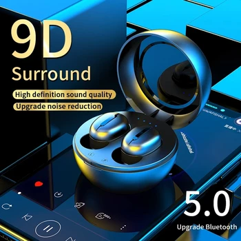 TWS S8 Brezžične Slušalke Bluetooth 5.0 Slušalke IPX6 Nepremočljiva Šport Čepkov Z Mic Polnjenje Polje Glasbe, Slušalke Za Xiaomi