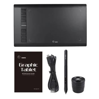 UGEE M708 Nadgradnje Grafični Tablet 8192 Ravni Digitalno Risanje Tablet Electronic Art Risalno Desko 10x6 palčni Aktivno Območje