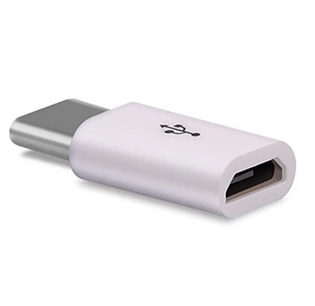 Univerzalni USB 3.1 Tip-C Adapter Moški Konektor Micro USB Ženski Pretvornik USB-C Podatkov Adapter Tip C Kabel Naprave, Črno Bel