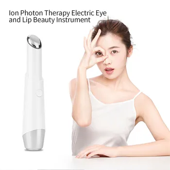 USB Električni Oči Massager Ion Foton Terapija Oči Gube, Temne Kolobarje Odstranitev Anti Aging Lifting Obraza Masaža Lepoto Ustnic Naprave