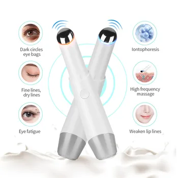 USB Električni Oči Massager Ion Foton Terapija Oči Gube, Temne Kolobarje Odstranitev Anti Aging Lifting Obraza Masaža Lepoto Ustnic Naprave