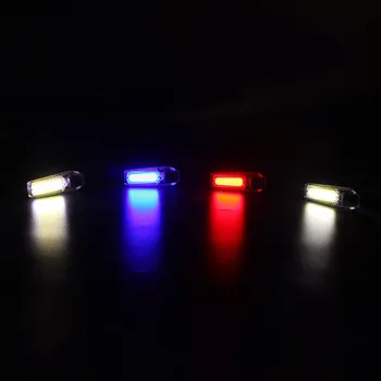 USB Polnilne Nepremočljiva Kolo Rep Svetlobe Tri Načinu Jahanja, Zadnje luči Led Gorsko Kolo Kolo Svetlobe Rep-lučka za Kolesarjenje Svetlobe