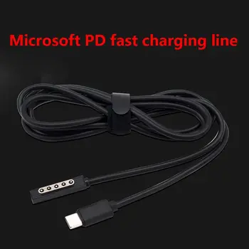 USB Tip C C Ženska Ali Moški Napajalni Adapter napajalni Kabel Kabel za Microsoft Surface Pro 1/ 2/Površino RT