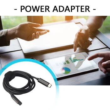 USB Tip C PD Kabel za Polnjenje, Power Adapter Pretvornik Prenosni Polnilec za Microsoft Surface Pro 1/2 Go DC Vtič Priključek Kabel