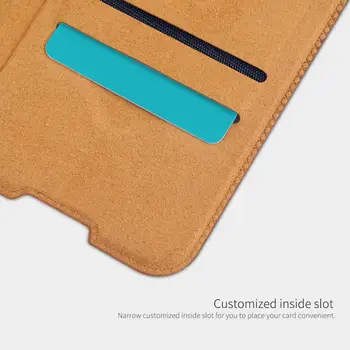 Usnjena torbica za Samsung A31 pokrovček Samsung Galaxy A31 Nillkin QIN Zaščitni Pokrovček, denarnice Primeru