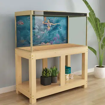 Ustvarjalne Akvarij Nalepko Steklo Fish Tank Dekoracijo Ozadju Morska Deklica Nalepke Muraux Podmorskega Sveta Dolphin Muursticker J087