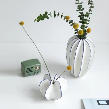 Ustvarjalno Dekoracijo Doma TV Omarico, Keramični Obrti Okraski Posušen Cvet Vazo Jingdezhen Keramične Vaze
