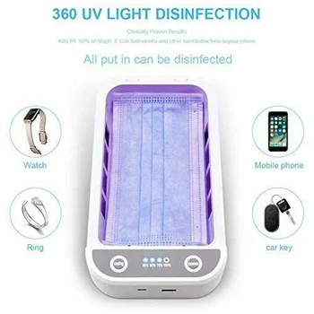 UV Ultravijolična Mobilni Telefon Polje Primeru Čistilo za Pametne telefone Nakit Watch NK-Nakupovanje