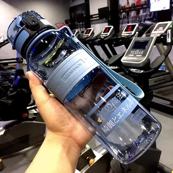 UZSPACE Steklenica za Vodo 1000 ML na Prostem, Športne Telovadnice Pijačo Steklenico Odraslih Prenosni Neprepustne Okolju prijazne Plastike Šoli Bottle BPA Free
