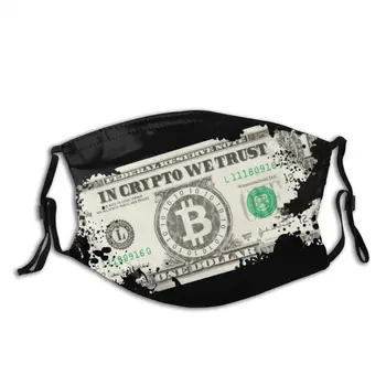 V Crypto Zaupamo Bitcoin Odraslih za Večkratno uporabo Obraz Maska za Prah zaščitni Pokrov Respirator Žarilna Maske z Filtri
