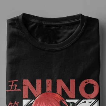 V Quintessential Quintuplets Nino V1 Pojdi Toubun No Hanayome Tshirts Moških Premium Bombaža T-Srajce Anime
