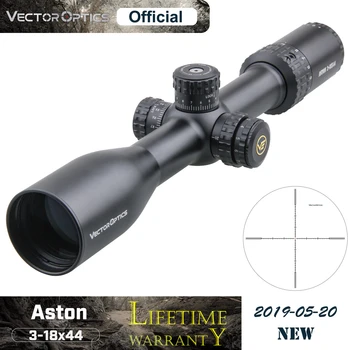 Vector Optics Aston 3-18x44 Riflescope Lovska Puška Področje uporabe Kompaktna Taktično 1/4 MOA Jasno Sliko Doživljenjsko Garancijo Preizkušen .338