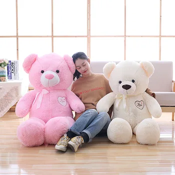 Velika medvedek panda lutka objem medved rag doll big bear plišastih igrač srčkan lutka blazino za punco