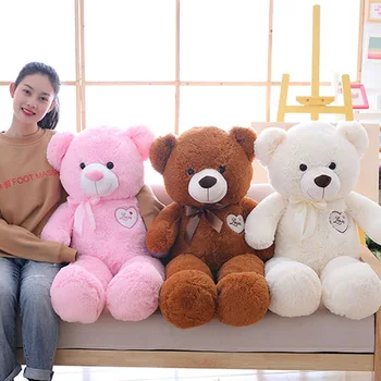 Velika medvedek panda lutka objem medved rag doll big bear plišastih igrač srčkan lutka blazino za punco