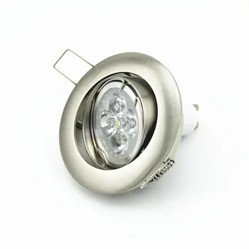 Vgradne Stropne Niklja LED Spot Trim Obroč Halogenske Žarnice Zamenjava LED Žarometi, Okvir luç