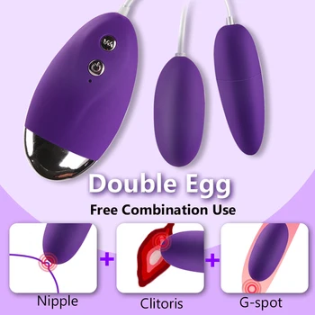 Vibracijsko jajce stimulacijo ščegetavčka 20 frekvenca nepremočljiva USB polnjenje masturbacija seks jajce sex igrače za ženske
