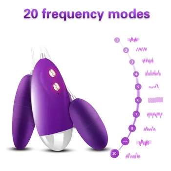 Vibracijsko jajce stimulacijo ščegetavčka 20 frekvenca nepremočljiva USB polnjenje masturbacija seks jajce sex igrače za ženske