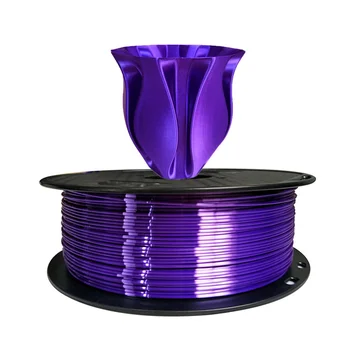 Vijolična Svile 1.75 mm PLA 3D Tiskalnik, ki z Žarilno Luksuzni Svilnat Lesk 250 g/500g/1 kg Sijoče 3D Pero Tiskanje Materiali Potrošni material PLA