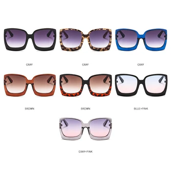 Vintage Kvadratnih sončna Očala Ženske Luksuzne blagovne Znamke, Modni Črko T Oversizrd sončna Očala Retro Odtenki UV400 Oculos Moški Očala