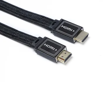 Visoka Kakovost HDMI Žice, Zlato Kovinsko Borsets HDMI Žice Podporo 4 K 3D HDR Avdio Žice za DVD predvajalnik TV Box barva črna