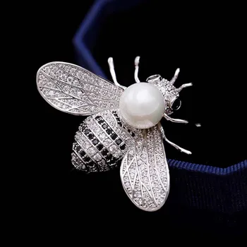 Visoka Kakovost Insektov Broške Suknjič Oblačila Dodatki Modni Realne Čebel Broška Pin Za Ženske Holiday Gift Dropshipping