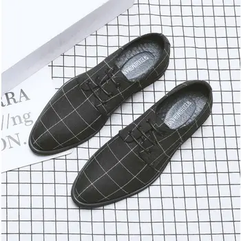 Visoka kakovost Moški formalno čevlji oxford usnja čevlji za moške italijanski 2019 obleko poročno brogues čevlji A51-59